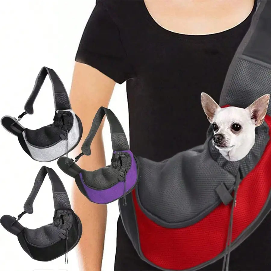 Breathable Pet Backpack Carrier Crossbody Outdoor For Cat And Dog