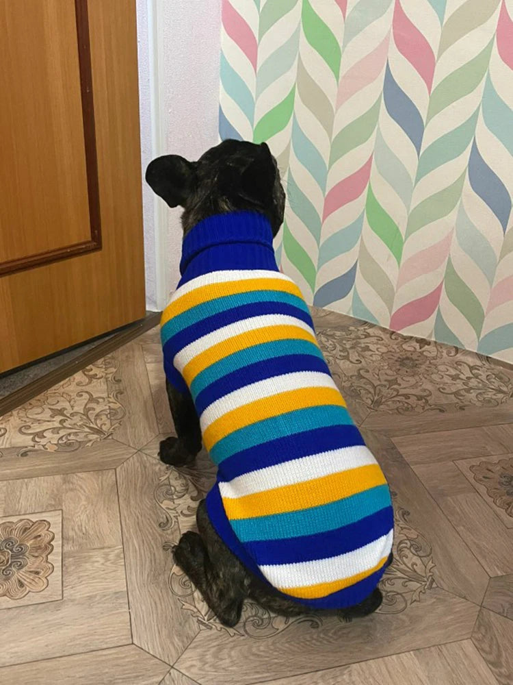 Hubei Dog Winter Sweater Knit Coat For Canine Comfort