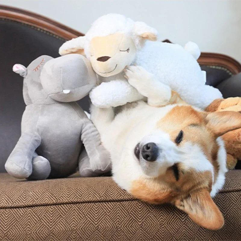 Heartbeat Puppy Plush Toy Comforting Snuggle Sleep Aid
