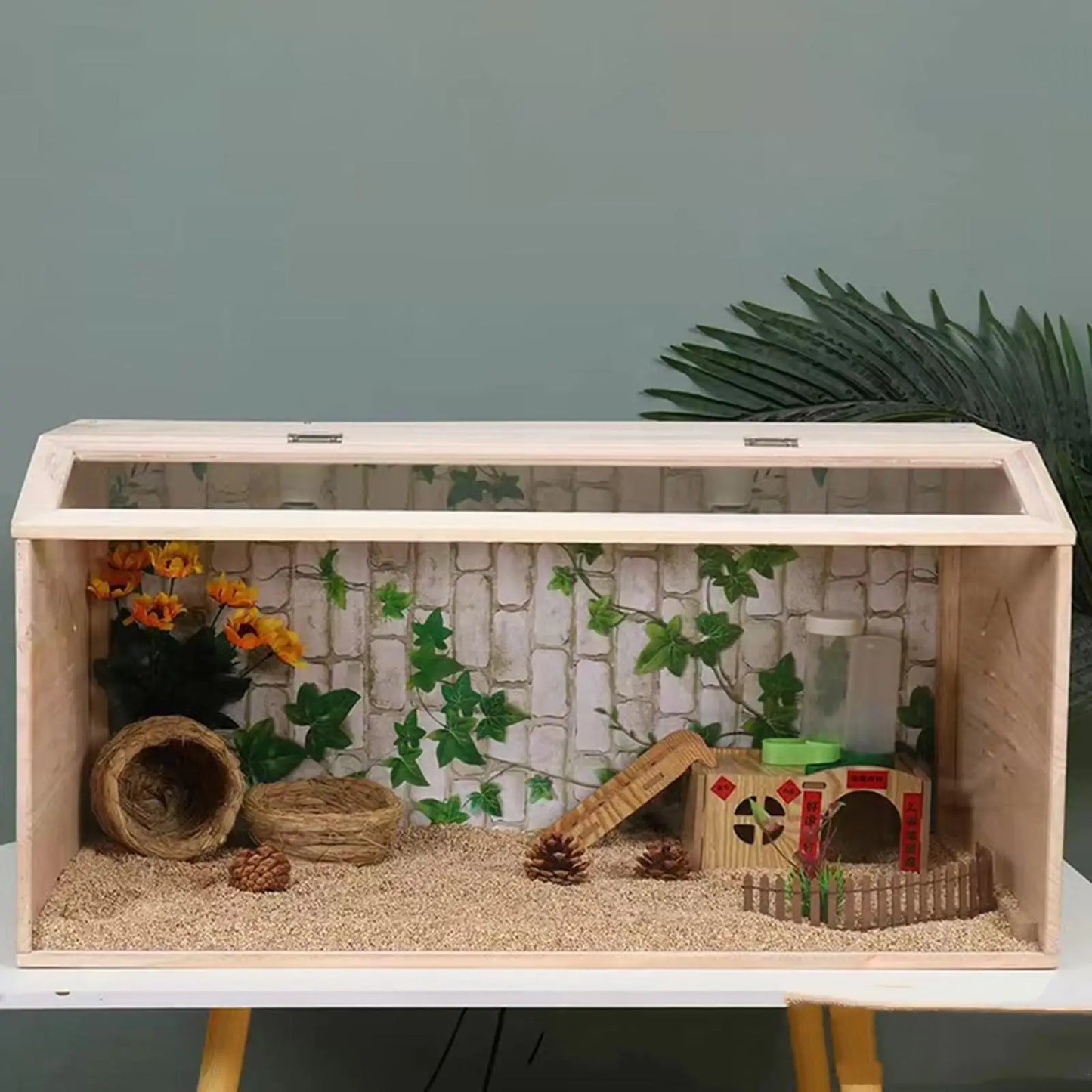 Wooden Chick Brooder Box Small Animals Hamster Habitat
