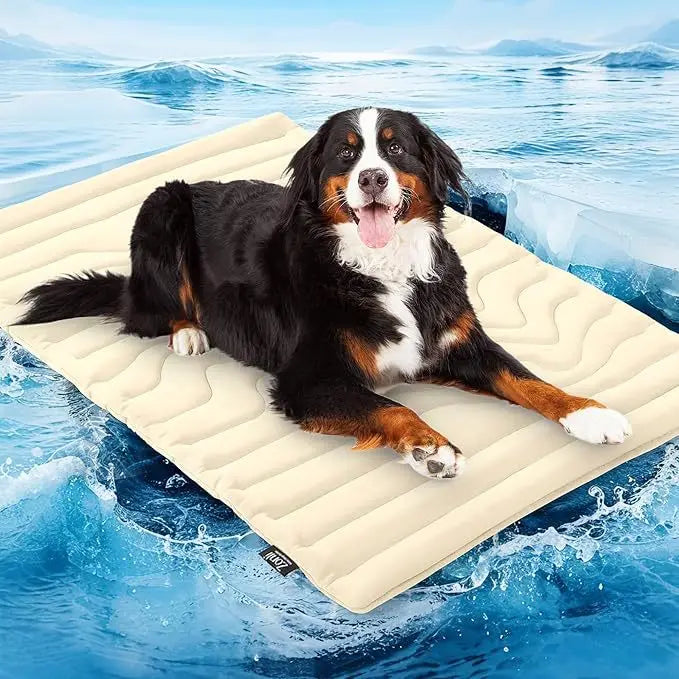 Dog Cooling Mat 2025 Upgraded Pet Cooling Pad for Dogs Cats Portable Dog Cool Bed for Summer Non-Slip Washable Ideal for Indoor