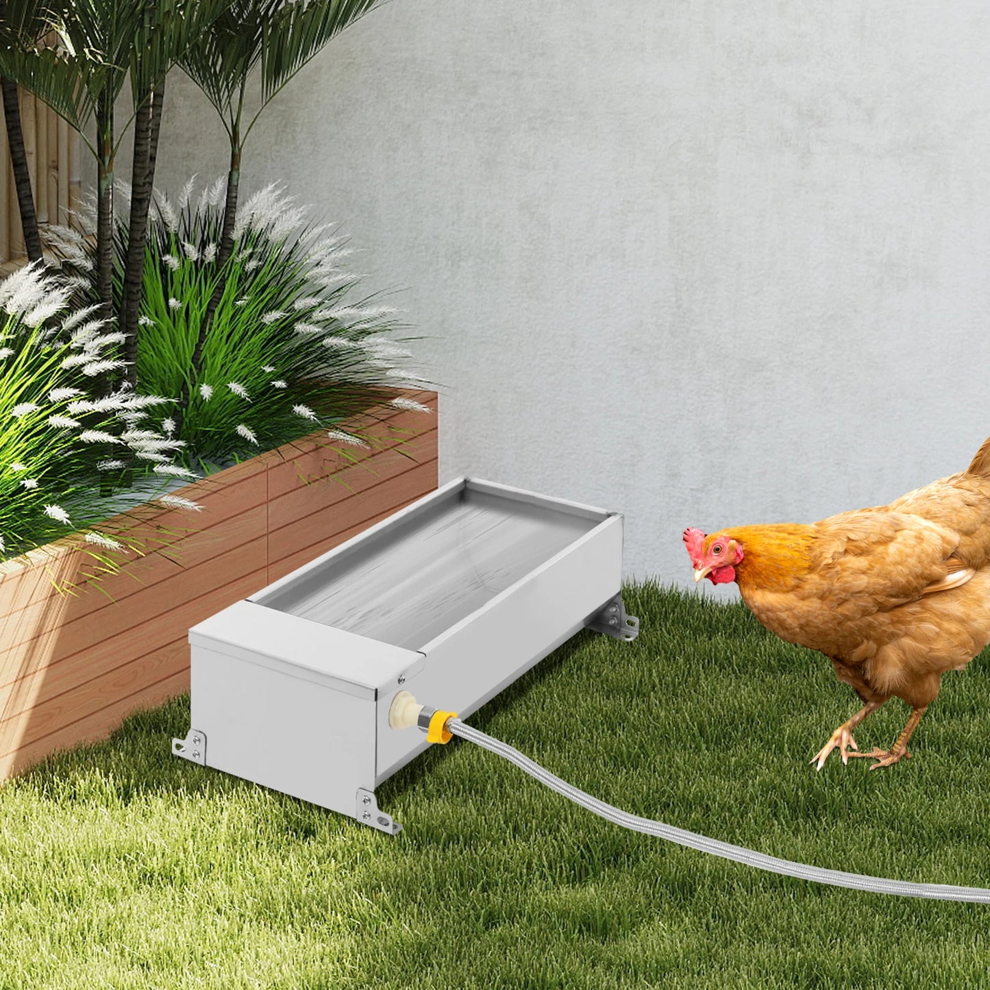 Automatic Livestock Water Tank Large Capacity Self Filling Dog Waterer Animal Drinking Bowl with Float Valve