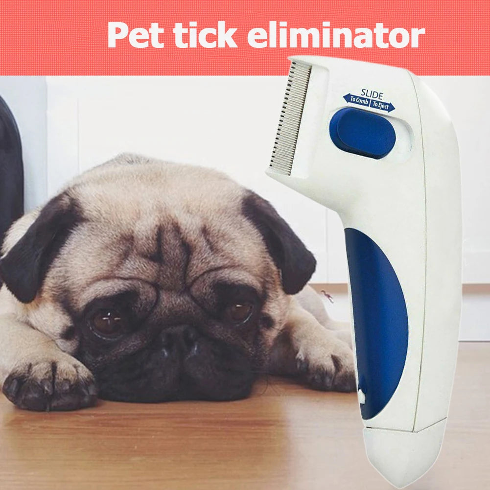 Pet Electric Terminator Brush for Cats and Dogs Anti Flea Lice Cleaner Electronic Comb