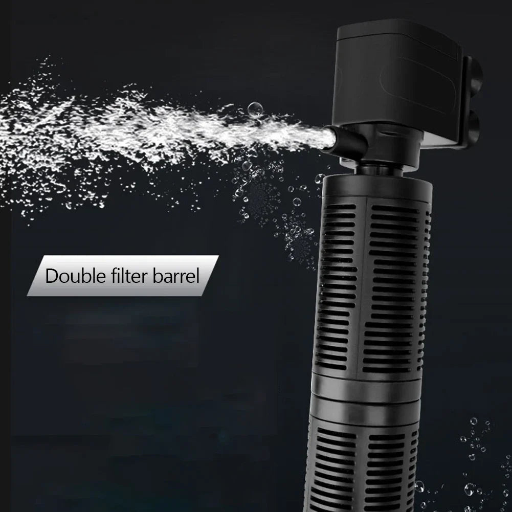 3 in 1 Silent Aquarium Aeration Filter Submersible Pump