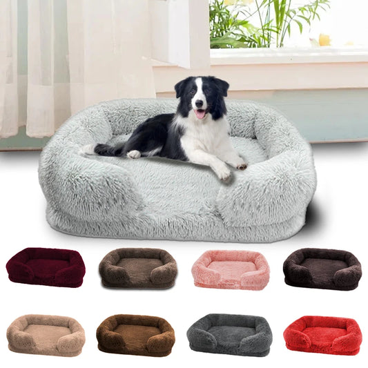 Jiangsu Orthopedic Dog Bed for Large Dogs With Plush Cover
