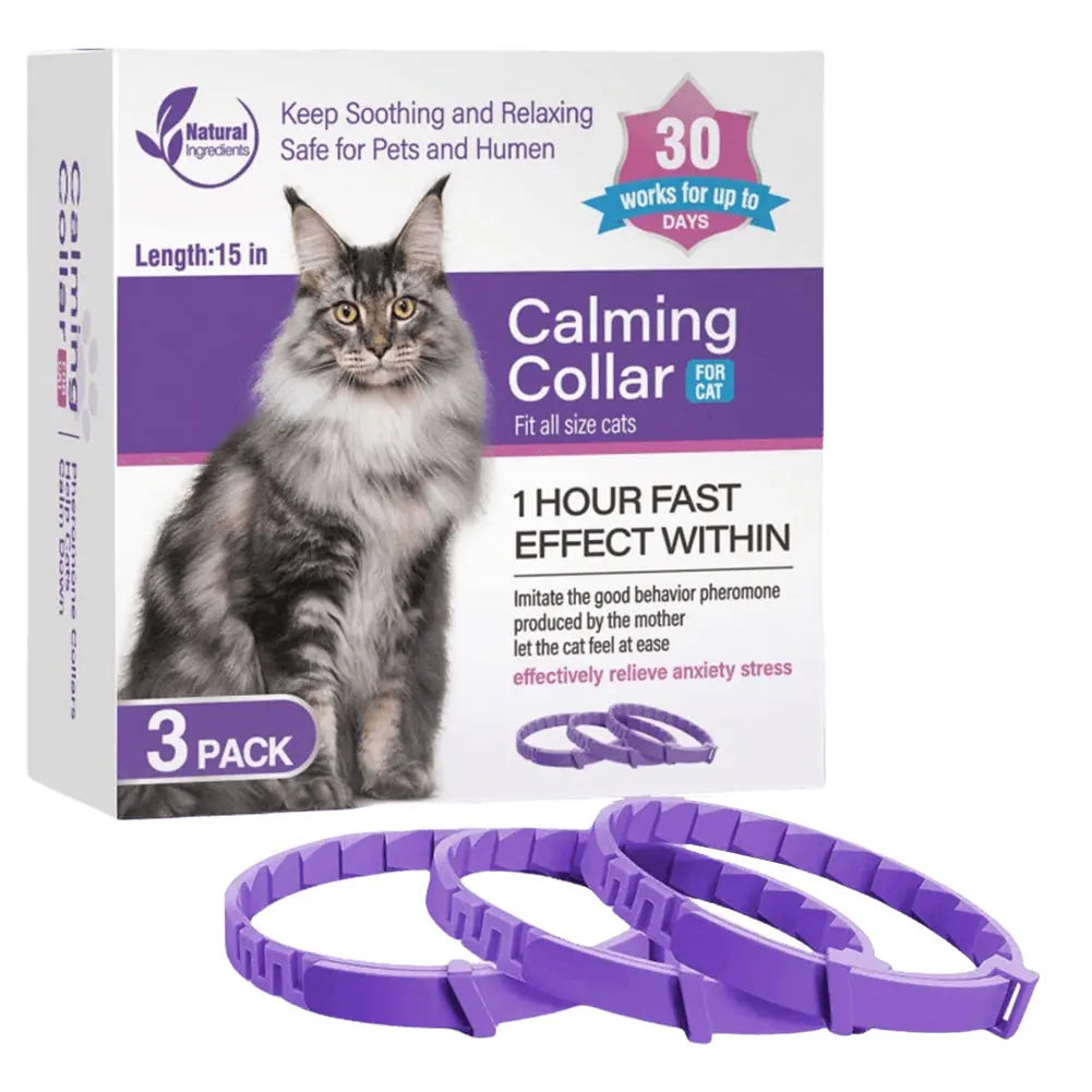 Winnereco Pet Calming Collar Stress And Anxiety Relief