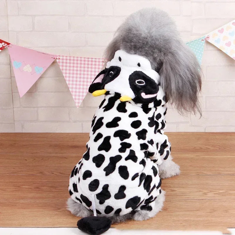 Thickened Fleece Pet Dog Clothes Jumpsuits For Small Dogs