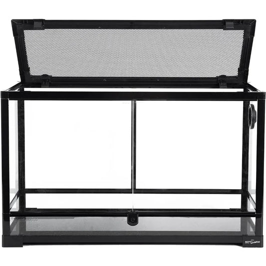 Tempered Glass Reptile Terrarium 30 Gallon Wide Tank 30 In