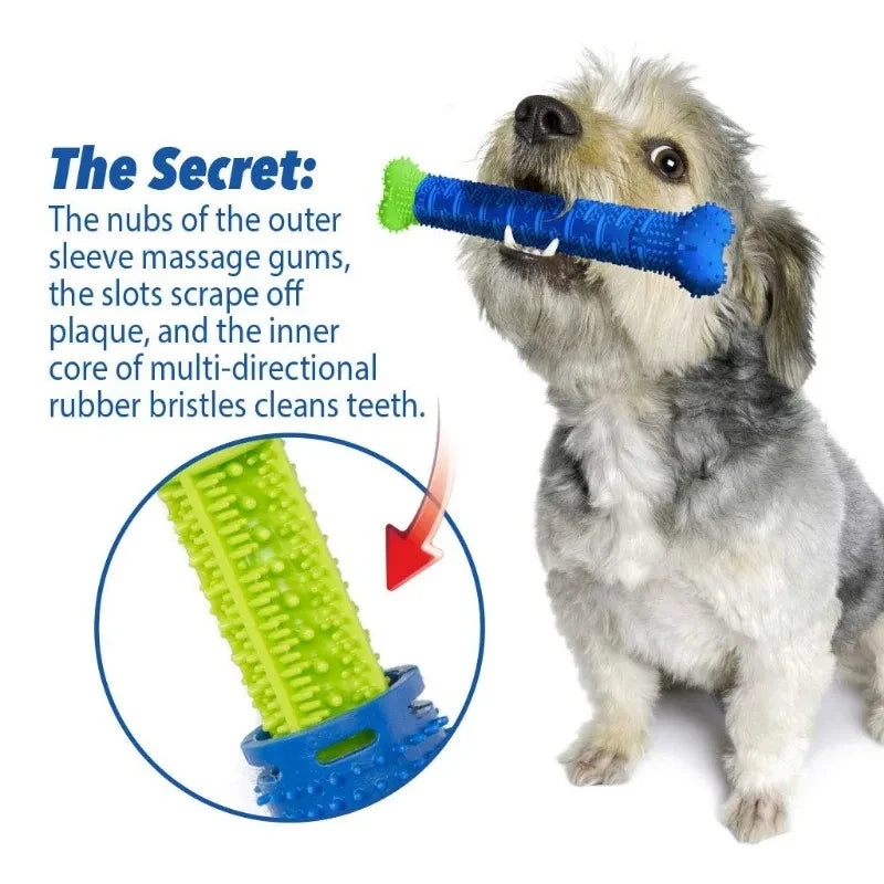 Dog Tooth Grinding Stick Food Grade Rubber Chew Toy Teeth