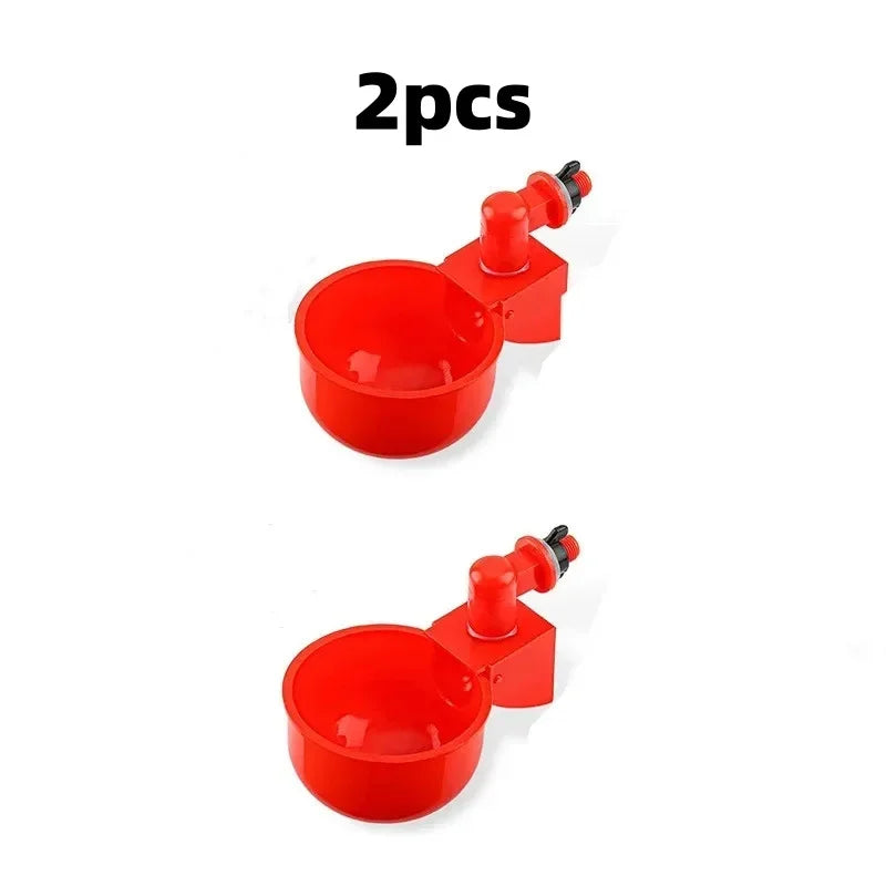 Free shipping Poultry Water Dispenser Chicken Goose Automatic Drinker Plastic Water Feeder Quail Drinker Farm Yard Accessories